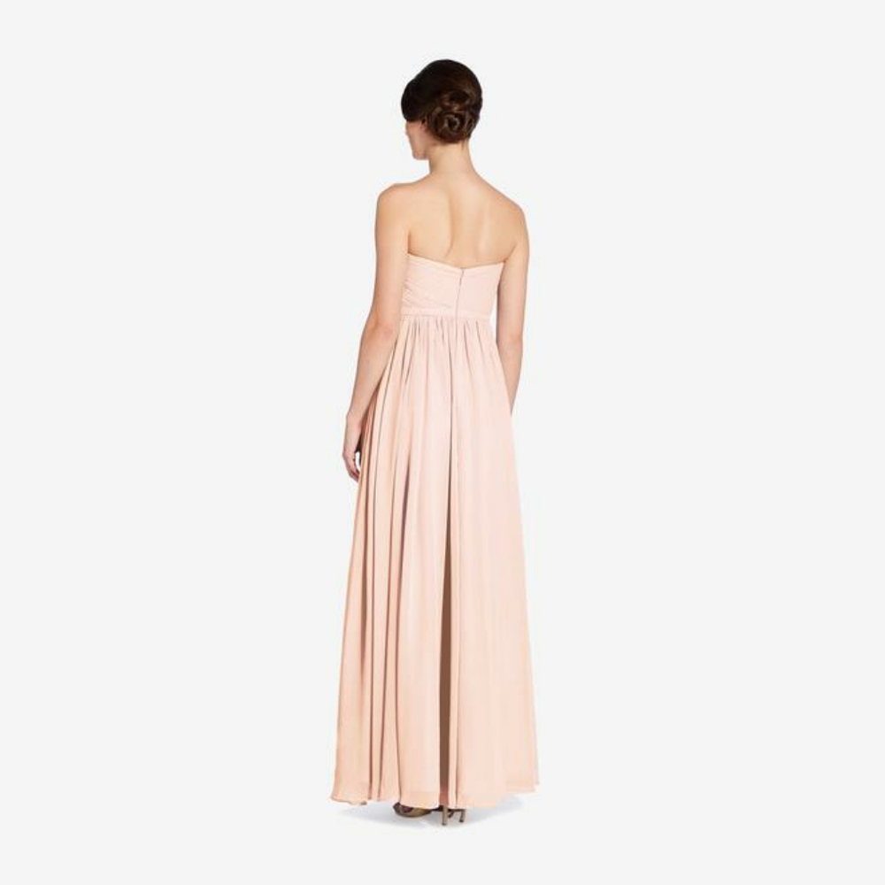 ADRIANNA PAPELL Hailey Strapless Chiffon Dress - Picture 5 of 12